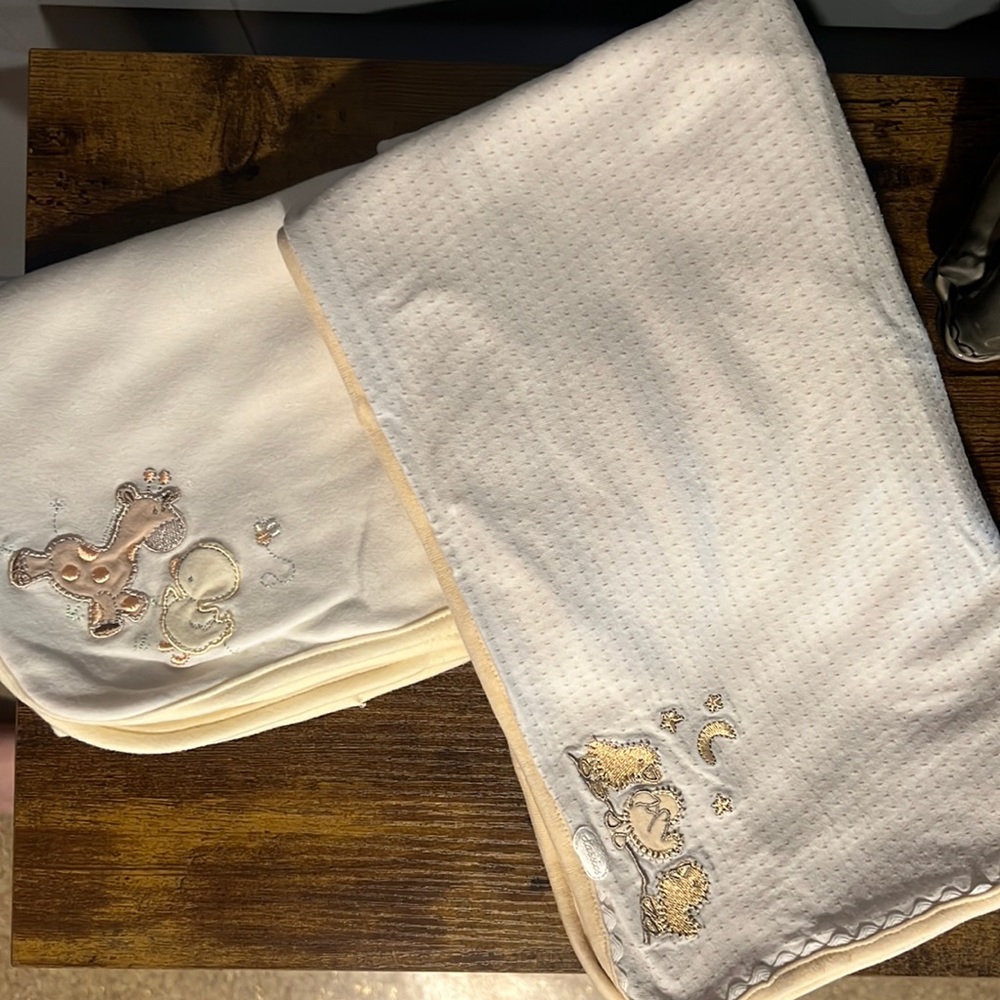 REVERSIBLE Receiving Blankets